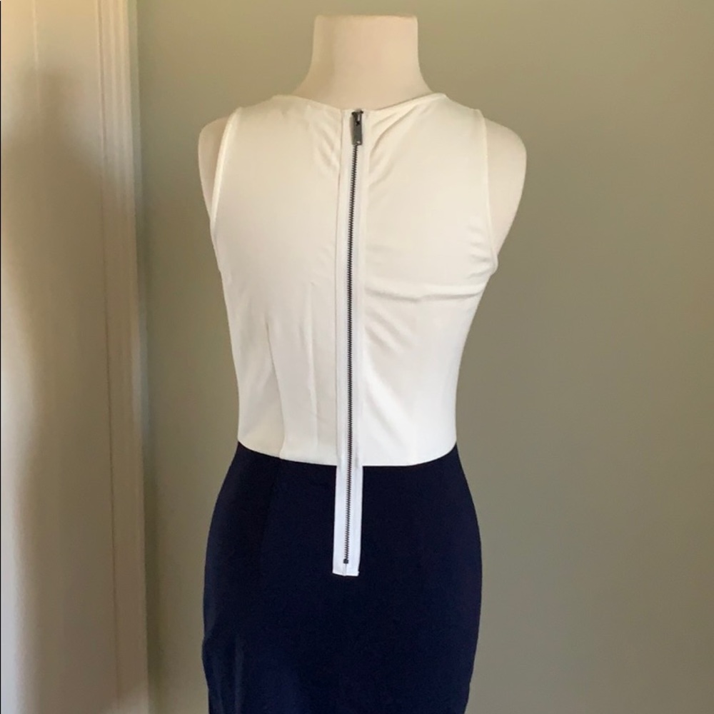 DKNYC blue navy and white dress - Picture 2 of 6